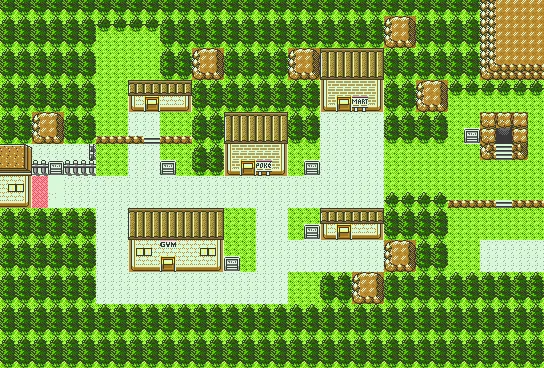 Pueblo Azalea en Pokémon Cristal
