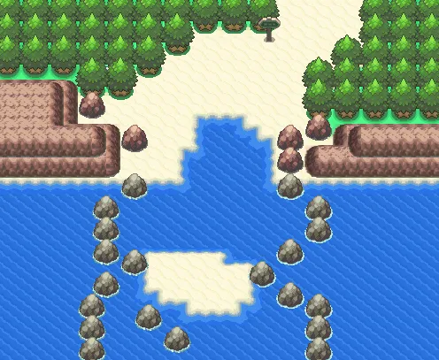 Ruta 219 en Pokémon Platino