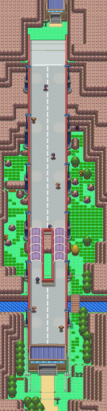 Ruta 206 en Pokémon Platino
