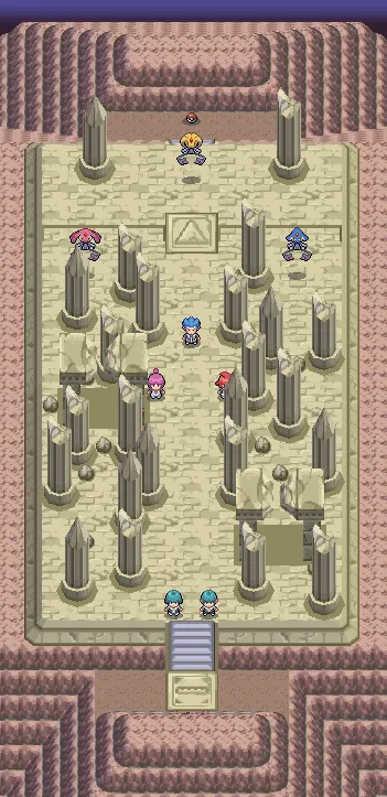 Columnas Lanza en Pokémon Diamante y Pokémon Perla