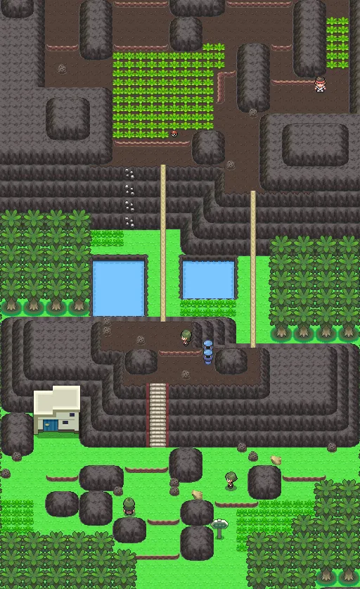 Ruta 227 en Pokémon Platino