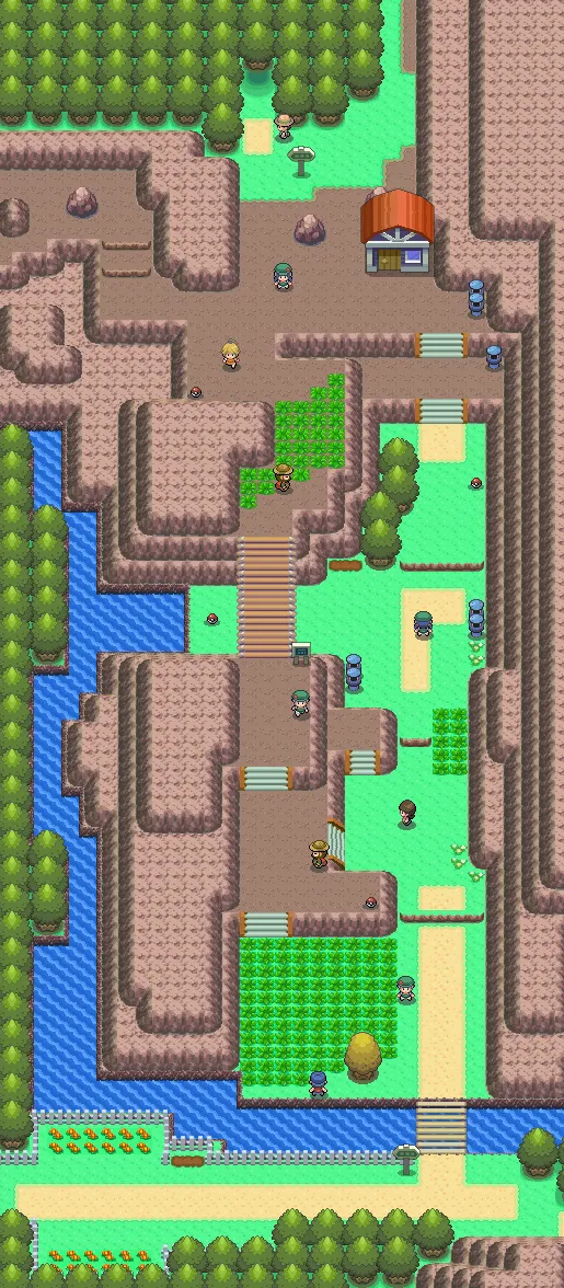 Ruta 205 en Pokémon Diamante y Pokémon Perla