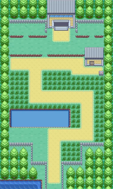 Ruta 6 en Pokémon Rojo Fuego y Pokémon Verde Hoja