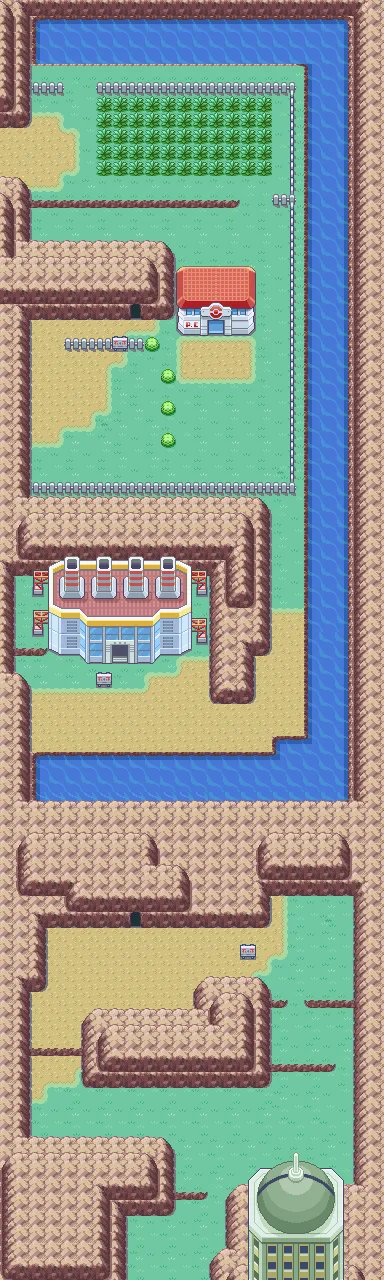 Ruta 10 en Pokémon Rojo Fuego y Pokémon Verde Hoja