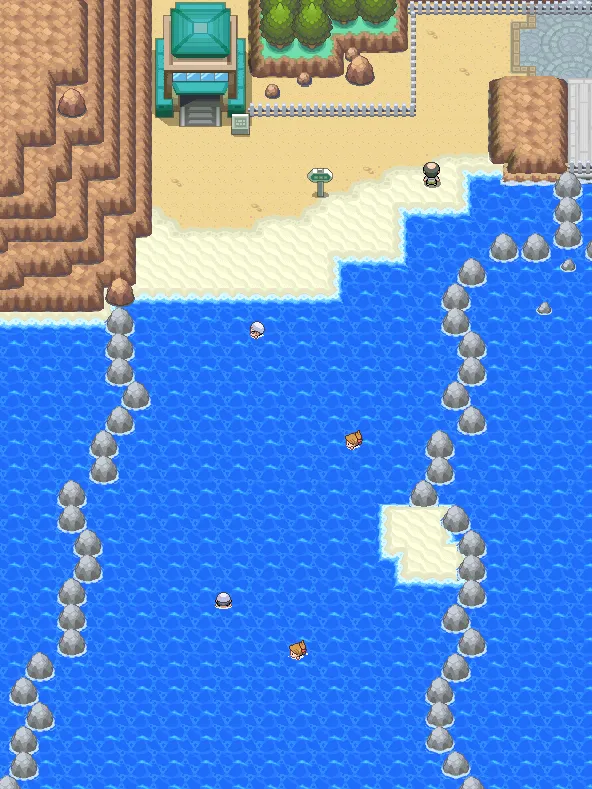 Ruta 40 en Pokémon Oro HeartGold y Pokémon Plata SoulSilver