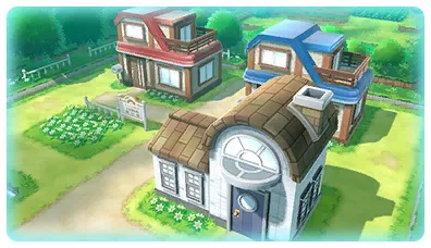 Pueblo Paleta en Pokémon: Let's Go, Pikachu! y Pokémon: Let's Go, Eevee!