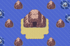 Cueva Insular en Pokémon Esmeralda