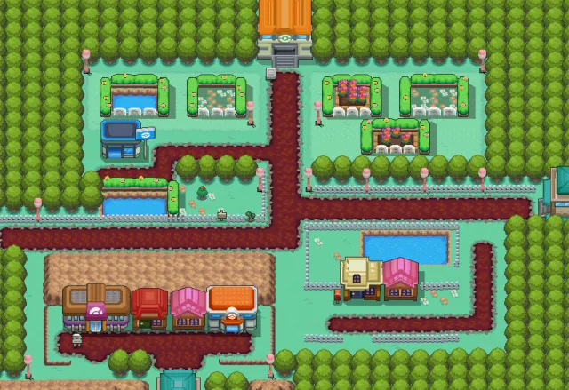 Ciudad Fucsia en Pokémon Oro HeartGold y Pokémon Plata SoulSilver