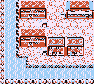 Isla Canela en Pokémon Rojo y Pokémon Azul