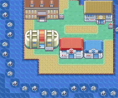 Isla Canela en Pokémon Rojo Fuego y Pokémon Verde Hoja