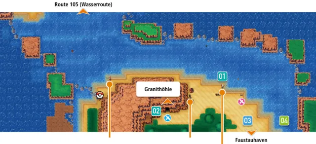 Ruta 106 en Pokémon Rubí Omega y Pokémon Zafiro Alfa