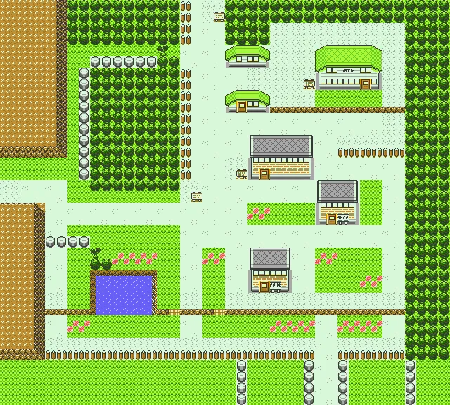 Ciudad Verde en Pokémon Cristal
