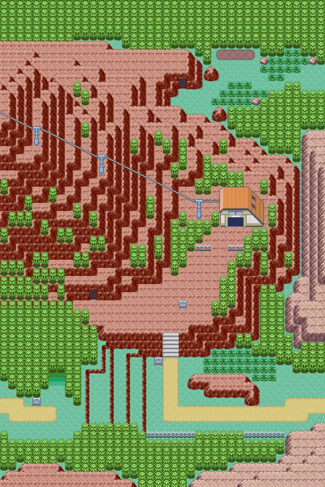 Ruta 112 en Pokémon Esmeralda