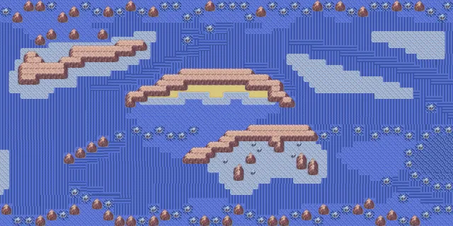 Ruta 133 en Pokémon Esmeralda