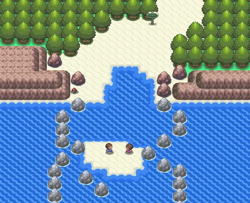 Ruta 219 en Pokémon Diamante y Pokémon Perla