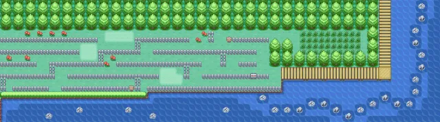 Ruta 13 en Pokémon Rojo Fuego y Pokémon Verde Hoja