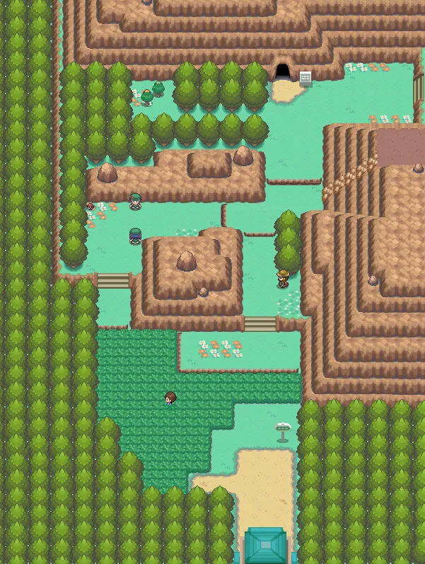 Ruta 46 en Pokémon Oro HeartGold y Pokémon Plata SoulSilver