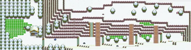 Ruta 216 en Pokémon Platino