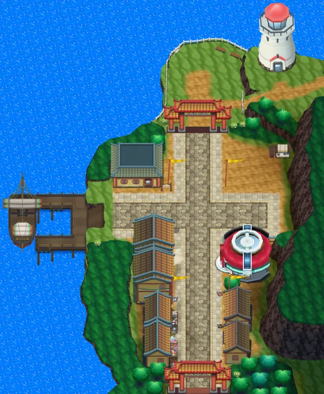 Ciudad Konikoni en Pokémon Sol y Pokémon Luna
