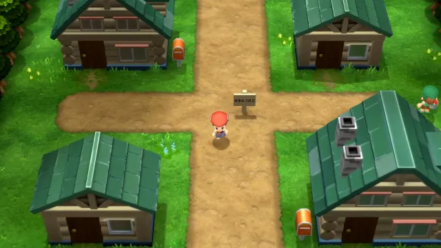 Pueblo Hojaverde en Pokémon Diamante Brillante y Pokémon Perla Reluciente
