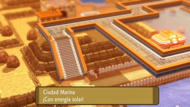 Ciudad Marina en Pokémon Diamante Brillante y Pokémon Perla Reluciente