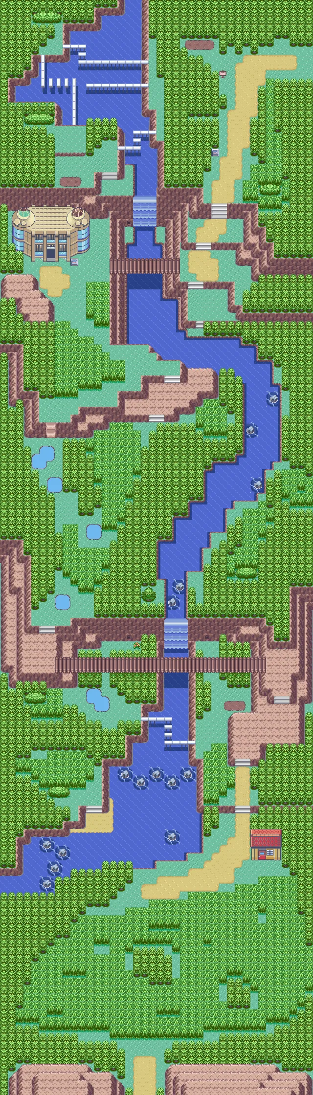 Ruta 119 en Pokémon Esmeralda