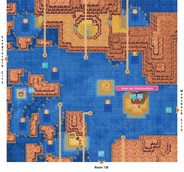 Ruta 124 en Pokémon Rubí Omega y Pokémon Zafiro Alfa