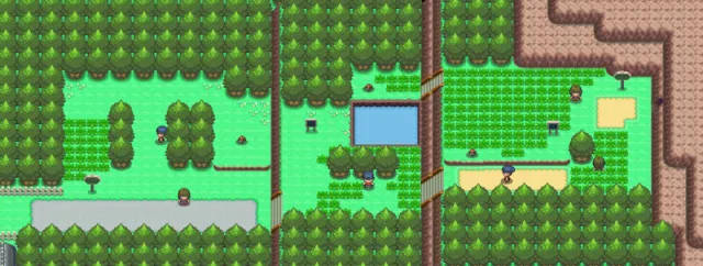 Ruta 203 en Pokémon Platino