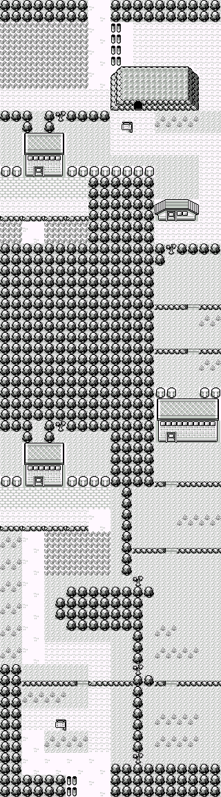 Ruta 2 en Pokémon Rojo y Pokémon Azul