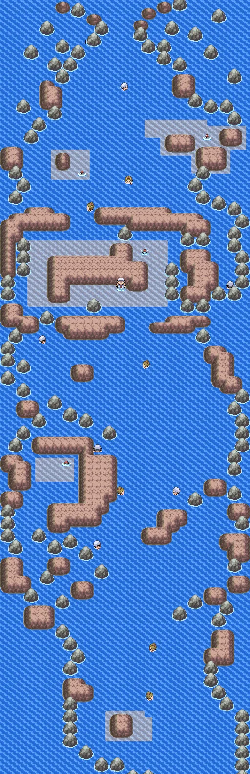 Ruta 223 en Pokémon Platino