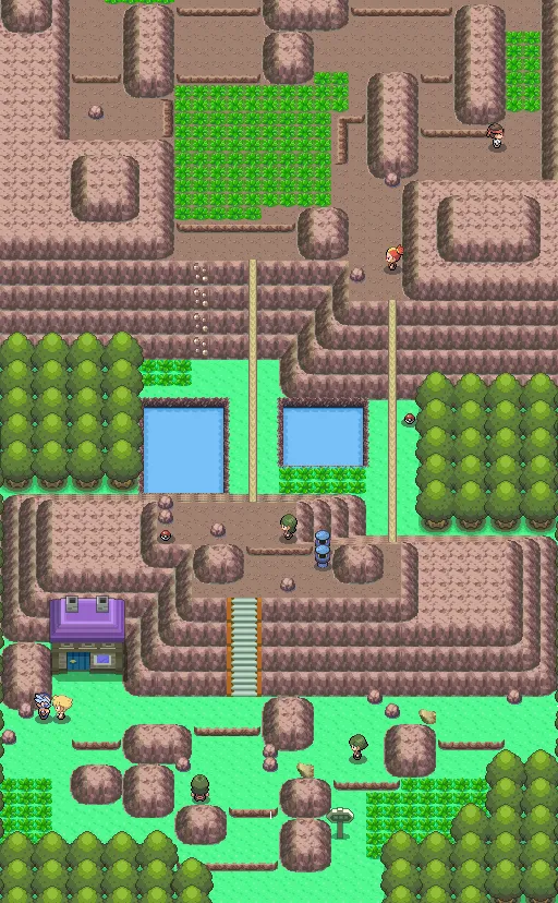 Ruta 227 en Pokémon Diamante y Pokémon Perla
