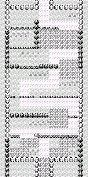 Ruta 1 en Pokémon Amarillo