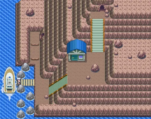 Isla Hierro en Pokémon Diamante y Pokémon Perla