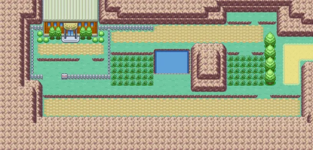 Ruta 22 en Pokémon Rojo Fuego y Pokémon Verde Hoja