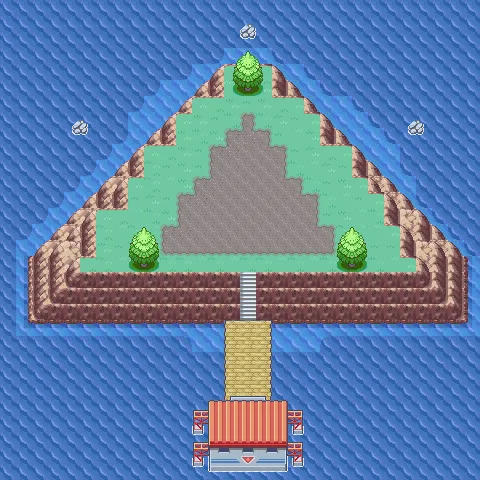 Isla Origen en Pokémon Rojo Fuego y Pokémon Verde Hoja