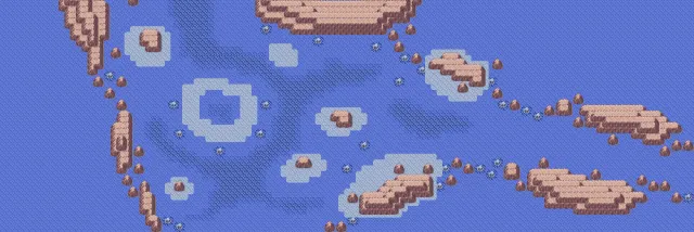 Ruta 128 en Pokémon Esmeralda