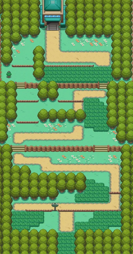 Ruta 1 en Pokémon Oro HeartGold y Pokémon Plata SoulSilver