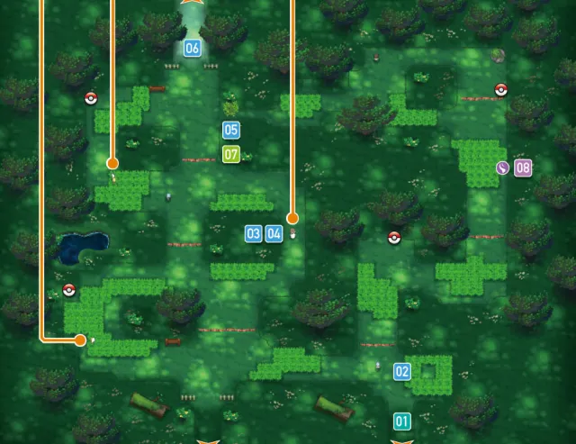 Bosque Petalia en Pokémon Rubí Omega y Pokémon Zafiro Alfa