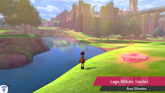 Vista de Lago Milotic (norte)