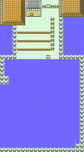 Ruta 19 en Pokémon Cristal