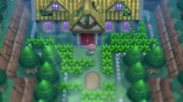 Vieja Mansión en Pokémon Diamante Brillante y Pokémon Perla Reluciente