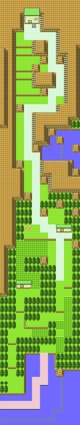 Ruta 26 en Pokémon Cristal