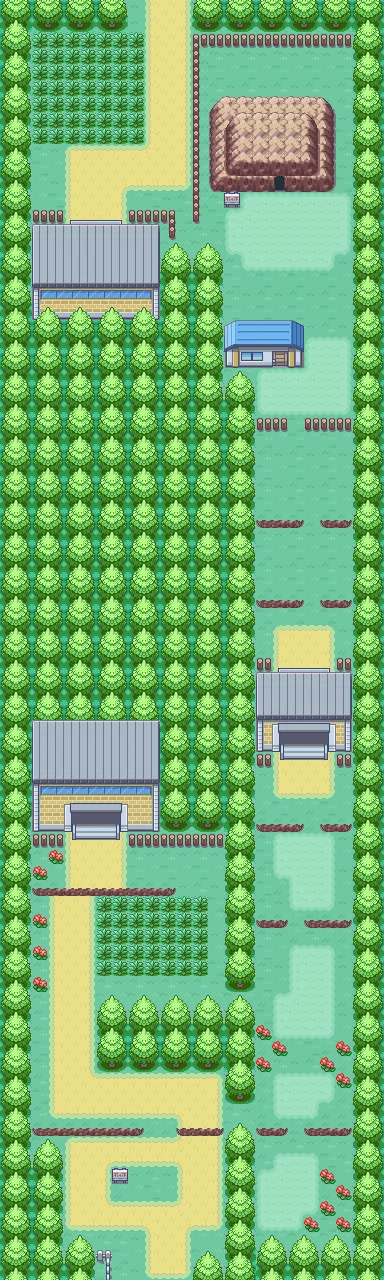 Ruta 2 en Pokémon Rojo Fuego y Pokémon Verde Hoja