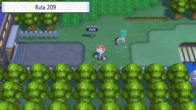Ruta 209 en Pokémon Diamante Brillante y Pokémon Perla Reluciente