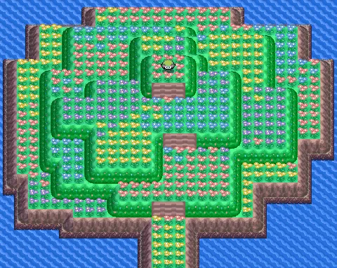 Paraíso Floral en Pokémon Diamante y Pokémon Perla