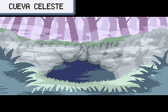 Cueva Celeste en Pokémon Rojo Fuego y Pokémon Verde Hoja