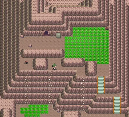 Montaña Dura en Pokémon Diamante y Pokémon Perla