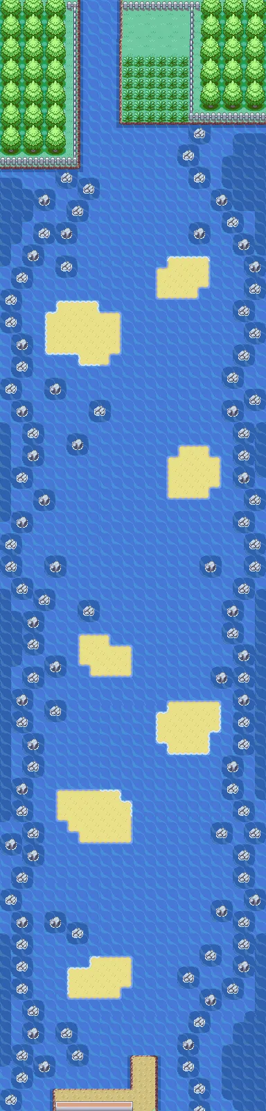 Ruta 21 en Pokémon Rojo Fuego y Pokémon Verde Hoja