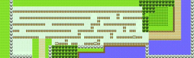 Ruta 13 en Pokémon Oro y Pokémon Plata