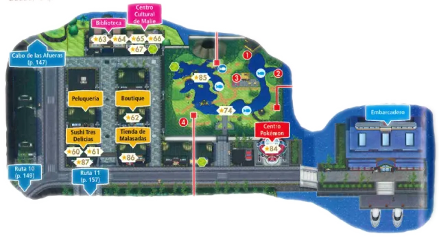 Ciudad Malíe en Pokémon Sol y Pokémon Luna